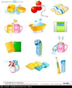 免費日用品手繪立體圖形AI素材下載推薦